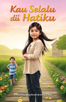 A book cover for a novel titled 'Kau Selalu di Hatiku'