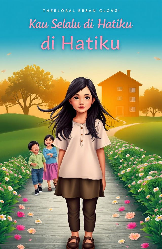 A book cover for a novel titled 'Kau Selalu di Hatiku'