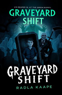 A dark and atmospheric book cover for 'Graveyard Shift'