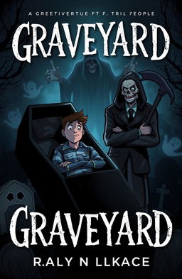 A dark and atmospheric book cover for 'Graveyard Shift'