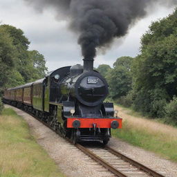 Slowest steam train