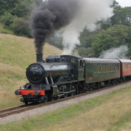 Slowest steam train