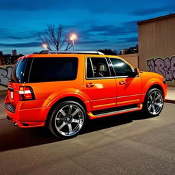 A modified 2007 Ford Expedition Eddie Bauer, showcasing custom tuning features