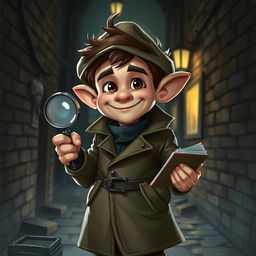 A portrait of a halfling investigator