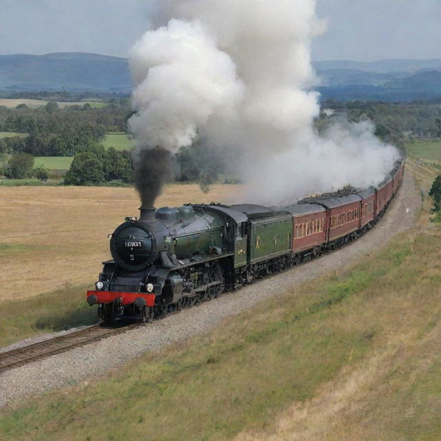 What is the longest steam train in the world like