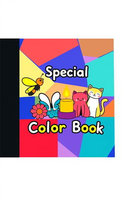 A vibrant and engaging book cover for 'Special Color Book', measuring 8x10 inches