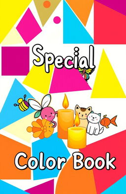 A vibrant and engaging book cover for 'Special Color Book', measuring 8x10 inches