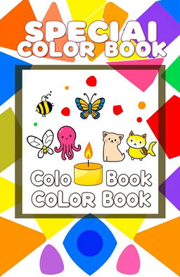 A vibrant and engaging book cover for 'Special Color Book', measuring 8x10 inches