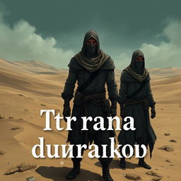 A cover for the book titled 'Страна дураков' (Country of Fools), featuring three men in tattered rags standing in a vast desert