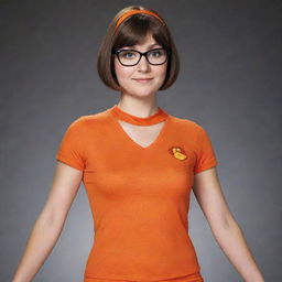 An interesting fusion of Velma Dinkley from Scooby-Doo and Meg Griffin from Family Guy, combining their distinct features and attire into a unique character.