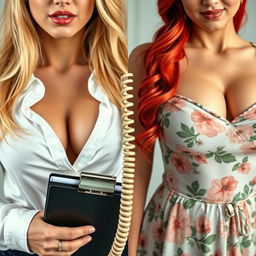 Split screen image featuring two close-up shots on chest and torso