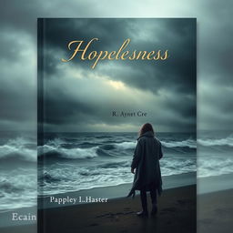 A deeply evocative and poignant book cover, illustrating themes of hopelessness and sadness