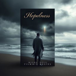 A deeply evocative and poignant book cover, illustrating themes of hopelessness and sadness