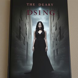 An evocative book cover that encapsulates themes of hopelessness and darkness, featuring a lone woman in the center