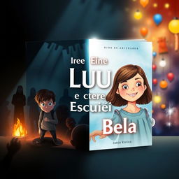 Book cover design, featuring a divided background