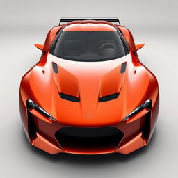 A conceptual masterpiece hypercar design for Citroën, featuring a full-body view with a front-side perspective