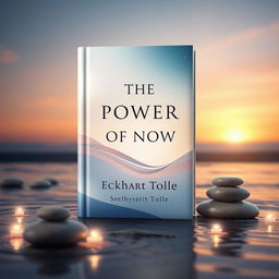 An artistic representation of "The Power Of Now" book by Eckhart Tolle