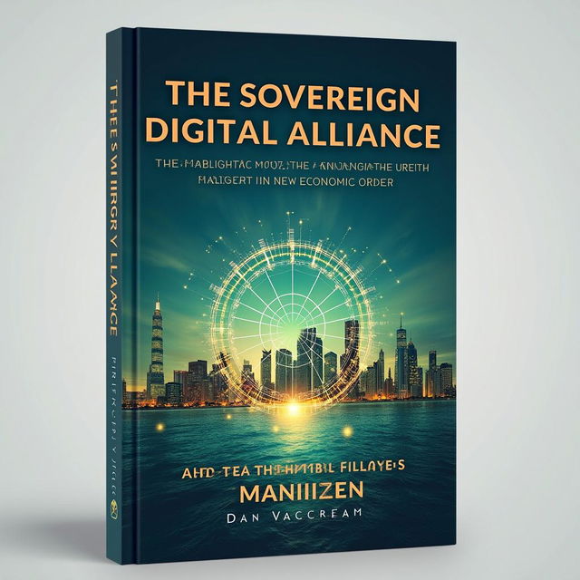 An artistic book cover for 'THE SOVEREIGN DIGITAL ALLIANCE: AND THE TRIUMPH OF VALUE