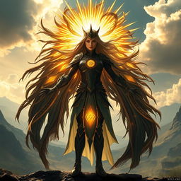 In a dramatic and captivating scene, Solaris and Aurora unite in an extraordinary display of strength