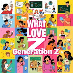 A vibrant and positive visual celebration of the things we love about Generation Z