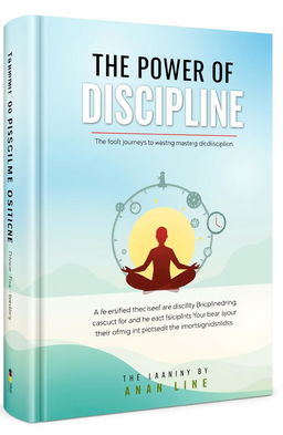 A beautifully designed book cover about discipline, showcasing strong imagery that conveys resilience and focus