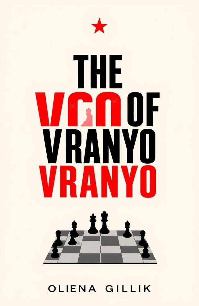 A striking minimalist design inspired by the book 'The Vor of Vranyo' by Olena Glinka