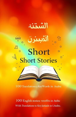 A captivating book cover design for a book titled 'بداية النجاح: Short Stories'