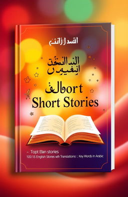 A captivating book cover design for a book titled 'بداية النجاح: Short Stories'