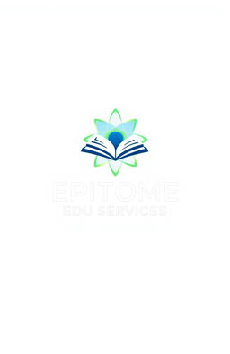 A creatively designed and visually appealing logo for a science coaching institute named 'EPITOME EDU SERVICES'