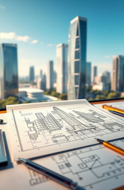 A stunning visualization of a winning blueprint, featuring intricate architectural details and a futuristic design