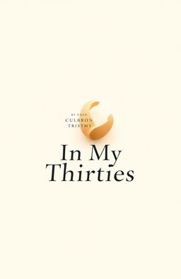 A novel cover design for the title "In My Thirties"