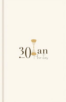 A novel cover design for an A5 size book titled "30-an"