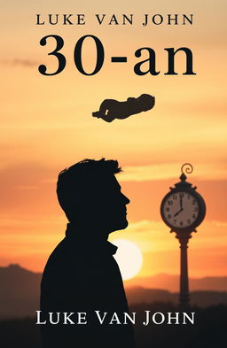 A book cover design for a novel titled '30-an' by author Luke van John