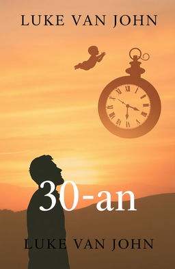 A book cover design for a novel titled '30-an' by author Luke van John