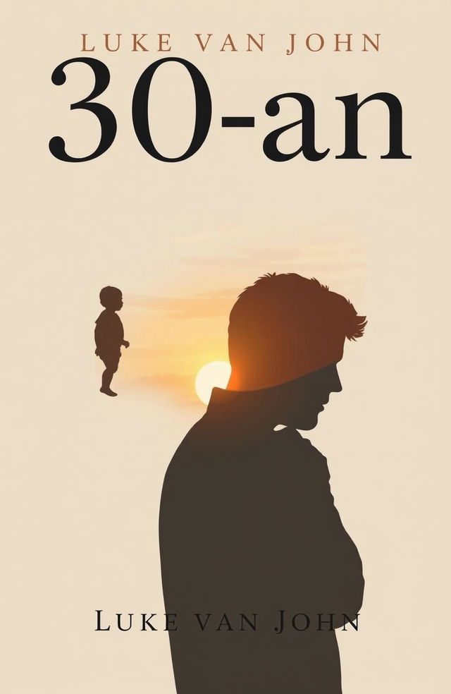 A novel cover design featuring the title "30-an" by Luke van John