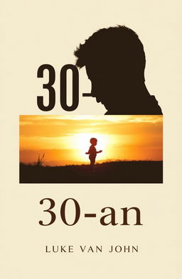 A novel cover design featuring the title "30-an" by Luke van John