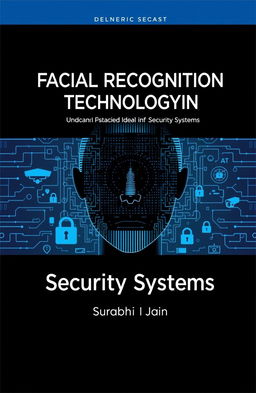 A book cover for "Facial Recognition Technology in Security Systems" by Surabhi Jain