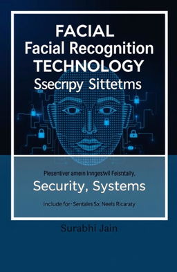 A book cover for "Facial Recognition Technology in Security Systems" by Surabhi Jain