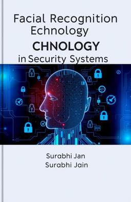 A book cover for "Facial Recognition Technology in Security Systems" by Surabhi Jain