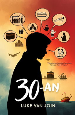 An A5 size novel cover for the book titled '30-an' by Luke van John