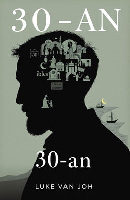A poignant A5 novel cover design for the title "30-an" by author Luke van John