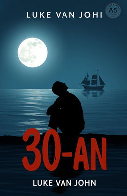 A novel cover design for an A5 sized book titled "30-an" by Luke van John