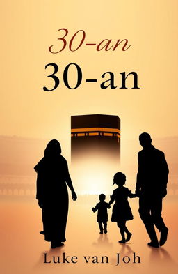 A beautifully designed A5 novel cover for the book titled '30-an', authored by Luke van John