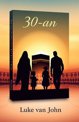 A beautifully designed A5 novel cover for the book titled '30-an', authored by Luke van John