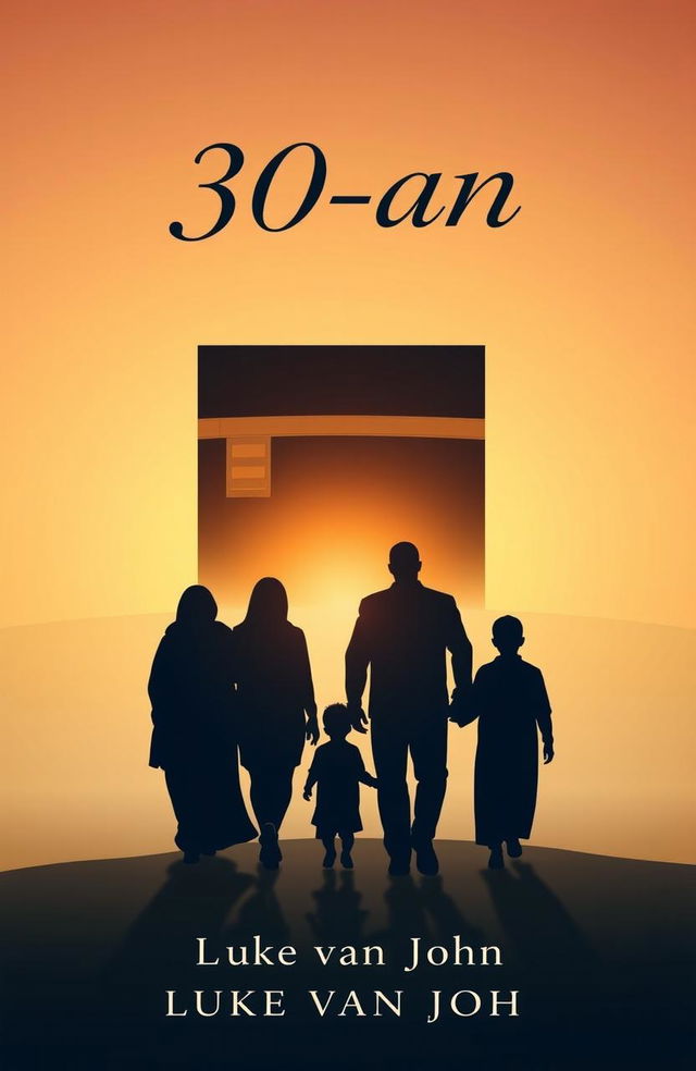 A beautifully designed A5 novel cover for the book titled '30-an', authored by Luke van John