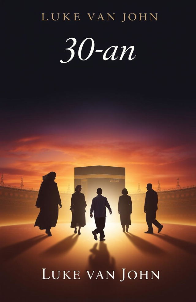 A novel cover design for an A5 size book titled '30-an' by author Luke van John