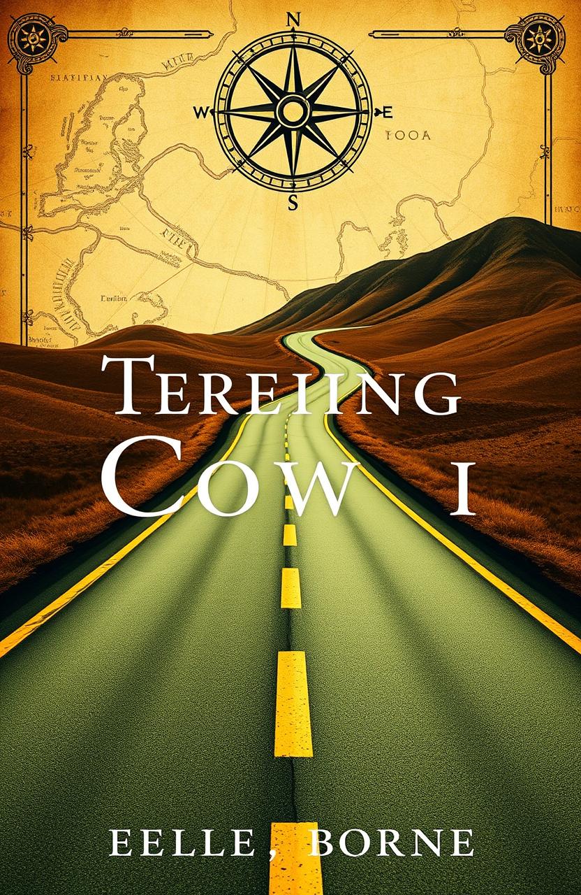 A visually striking non-fiction book cover featuring a winding road stretching into the horizon