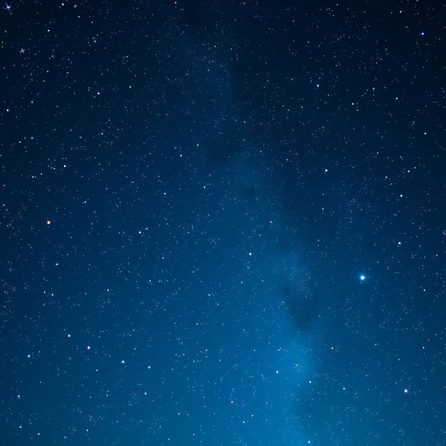 A captivating digital art piece featuring a starry night sky as a backdrop for a space-themed logo