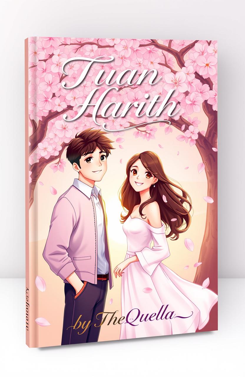 A romantic book cover design for 'Tuan Harith' by TheQuella