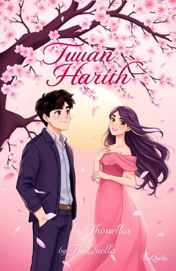 A romantic book cover design for 'Tuan Harith' by TheQuella